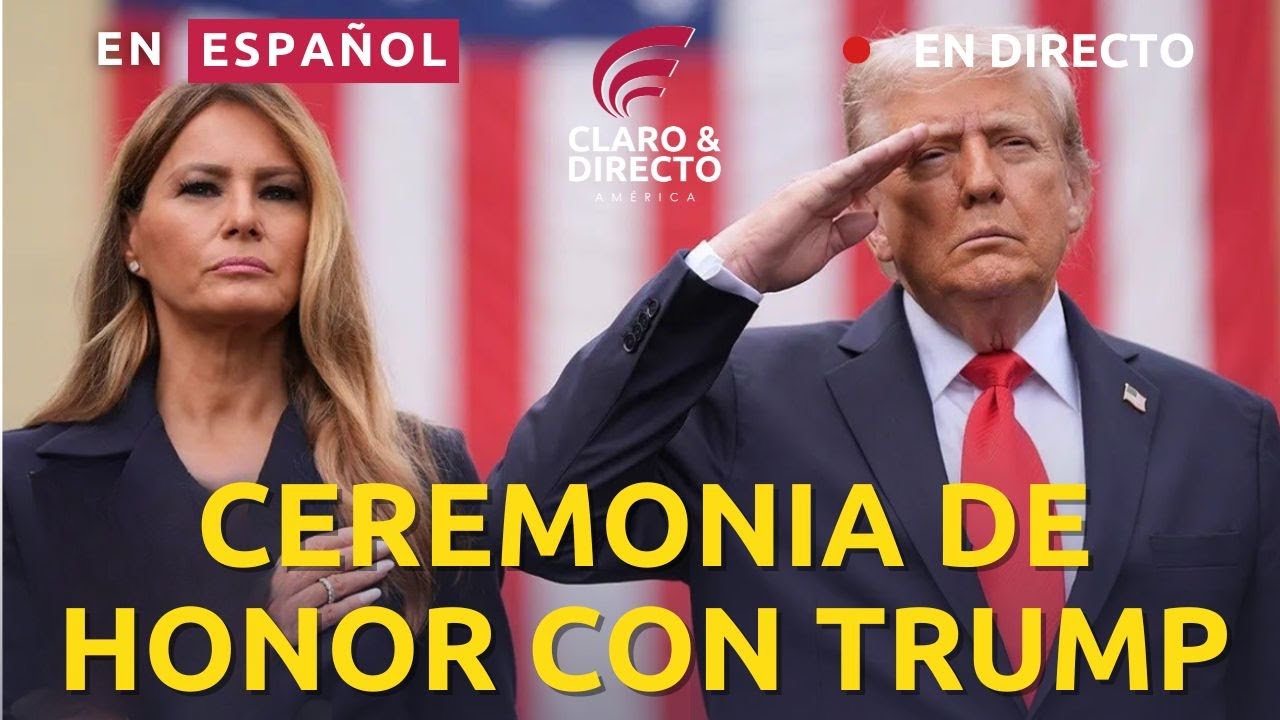 EN VIVO: Trump y Melania honran a soldados caídos
