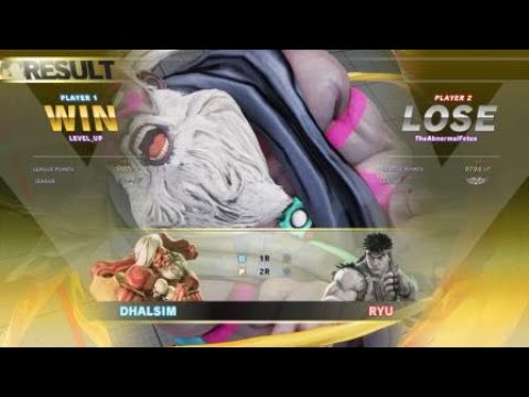 SFVAE S3 - FT2 - LEVEL_UP (Dhalsim) Vs TheAbnormalFetus (Ryu)