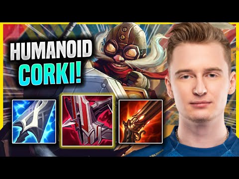 HUMANOID IS INSANE WITH CORKI! - MAD Humanoid Plays Corki MID vs Malphite! | Patch 11.22