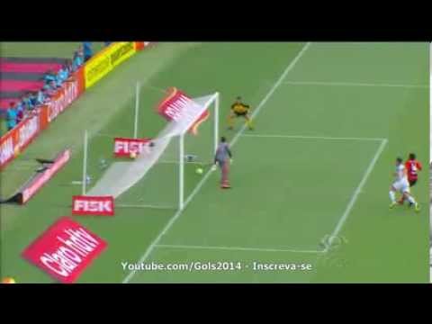 Douglas marca gol e juiz não aceita - Vasco 1 x 1 Flamengo - Camp Carioca 2014 - 16/02/2014