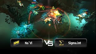 Teamwipe by Na`Vi vs Sigma.int @ Dota 2 Champions League