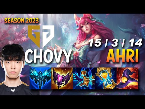 GEN Chovy AHRI vs CASSIOPEIA Mid - KR Ranked