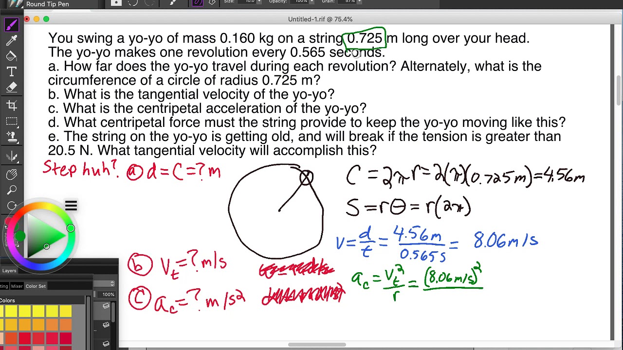 Physics I: Chapter 10 HW 3 Problem 1