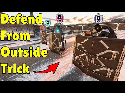 CRAZY *Goyo + Clash* Defense Trick From The OUTSIDE In Ranked! - Rainbow Six Siege North Star