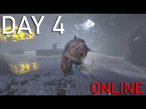 Online Raiding Them Out of OP Cave | MESA 4MAN! - ARK PVP