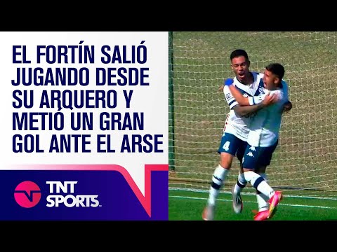 ¡Vélez SALIÓ JUGANDO desde su ARQUERO y metió un GRAN GOL en Reserva ante el ARSE! ⚽