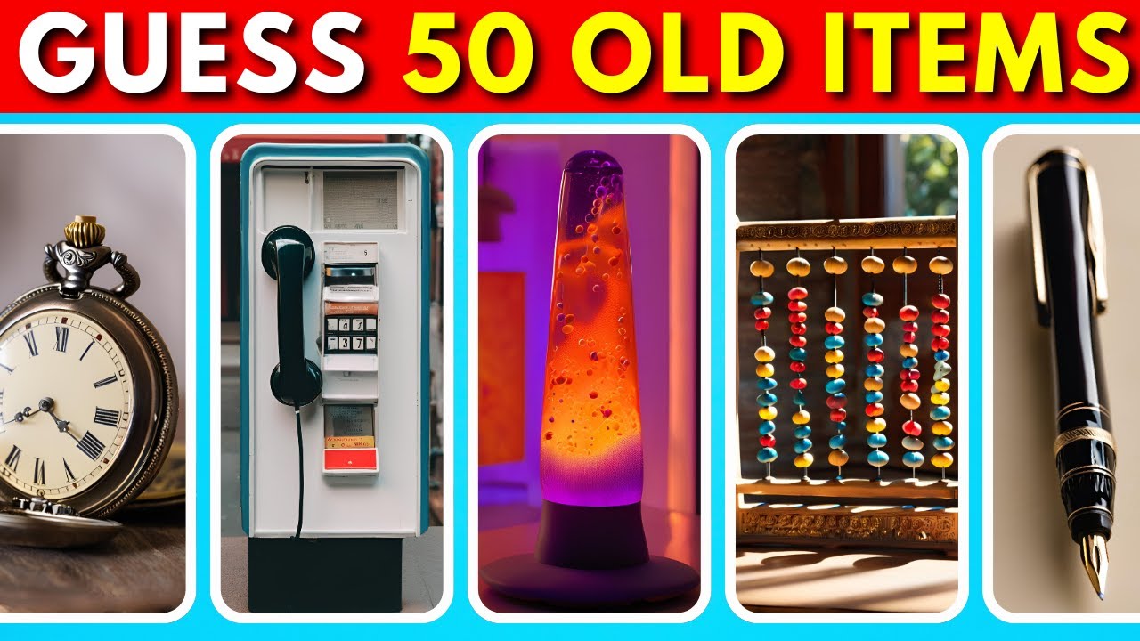 Can You Identify These 50 OLD Items From The Past In Just 5 Seconds? 🎞🧰 | Quiz Thoughts