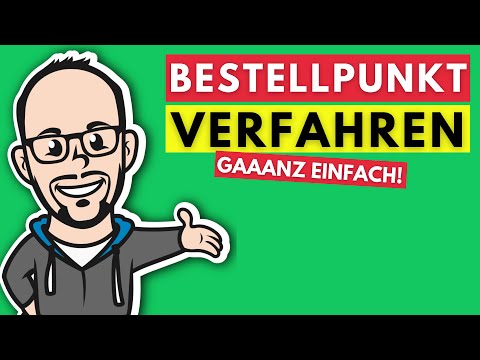 Bestellpunktverfahren rechnen und zeichnen gaaanz einfach Mindestbestand Meldebestand Höchstbestand