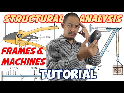 Statics Tutorial - Ch. 6: Structural Analysis - Frames & Machines