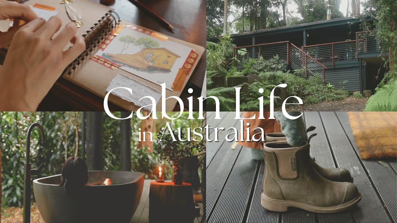 オーストラリアの田舎の山小屋でキャビンライフ[Water and woods cottage in Springbrook]