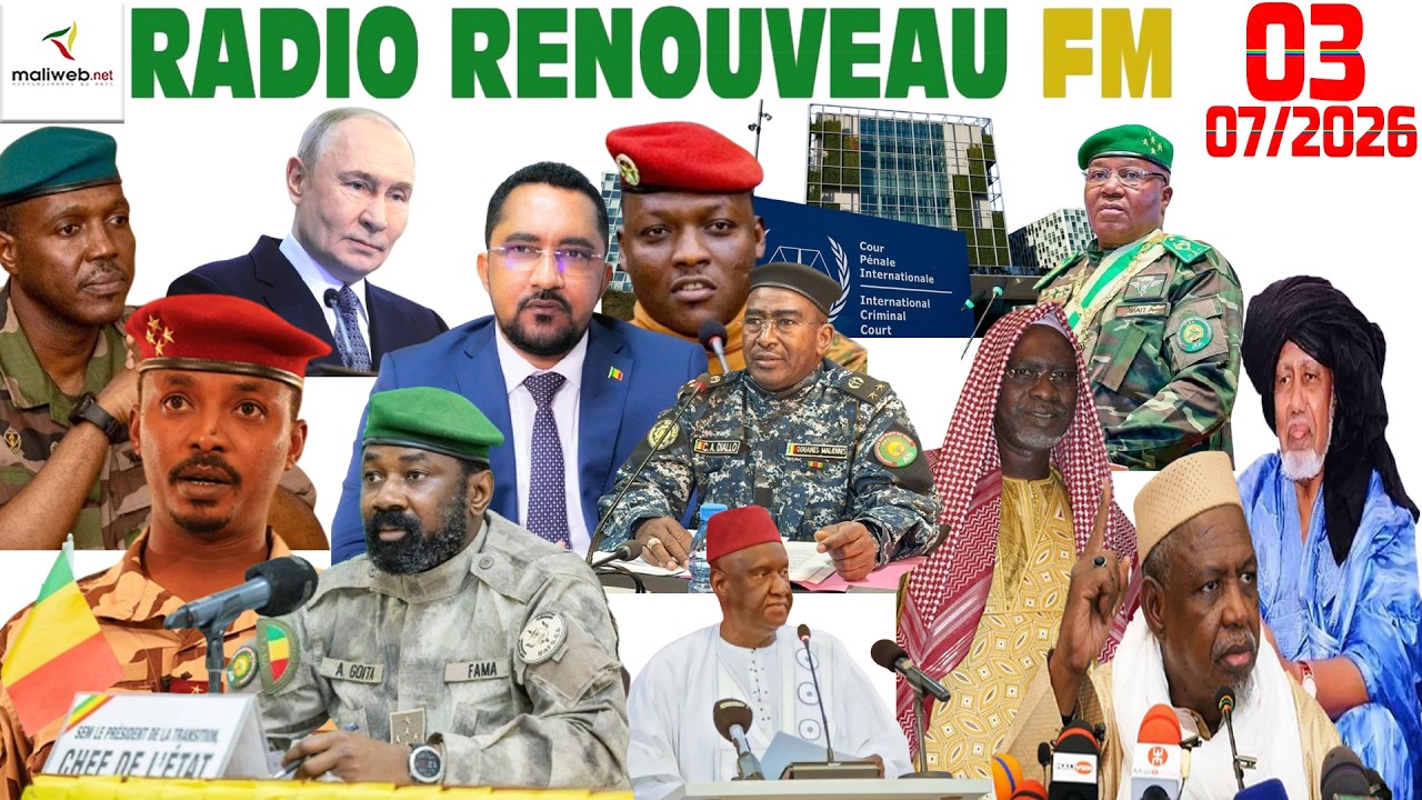 La Revue de Presse de la RADIO RENOUVEAU FM du 03 Juillet 2026
