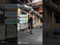 Hang Clean 上搏 below the knee | #奧運舉重 | #AskKenneth #shorts