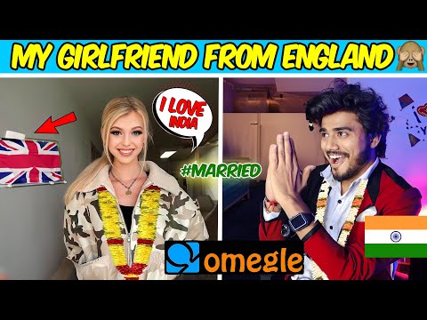 OMEGLE  - My WIFE From England | Found Love on Omegle | Omegle India | Adrishya