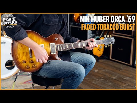 Nik Huber Orca '59 | Faded Tobacco Burst w/Exceptional Flame Maple Top image 12