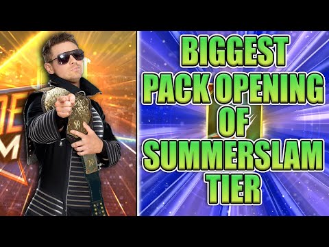 The BIGGEST PACK OPENING of Summerslam Tier! - [WWE SuperCard]