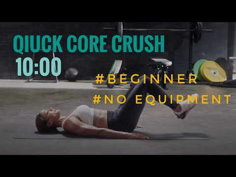 10 minutes !! Quick ABS Core Crush