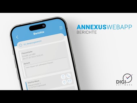 ANNEXUS WebAPP Berichte | DIGI-SOFTWARE
