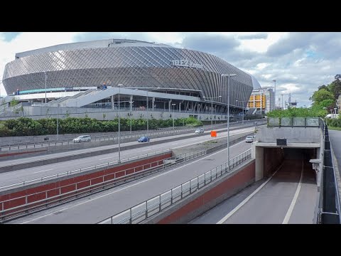 Stockholm Driving- Strandvägen to Tele2 Arena | Körning Strandvägen till Tele2 Arena - Globen