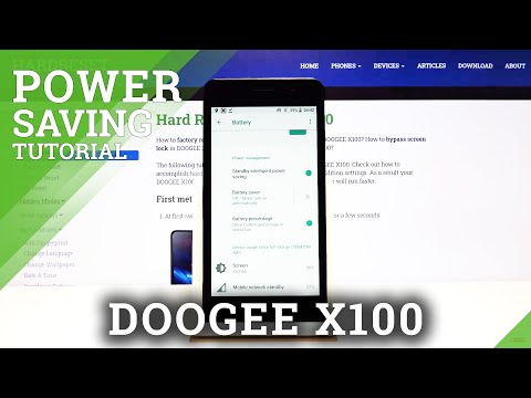 How to Enable Power Saving Mode in DOOGEE X100 – Find Battery Saver