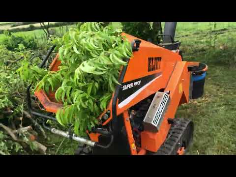 Broyeur à chenille pour les jardins difficile d'accès