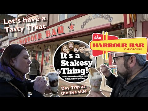 Harbour Bar Scarborough, Ice Cream Parlour Having some tasty Treats #itsastakesything