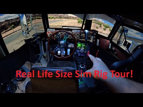 Real Life Size Sim Rig Tour 55" triples! and rig updates for 2024!