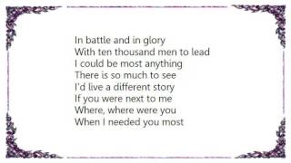 Erasure - When I Needed You Melancholic Mix Lyrics