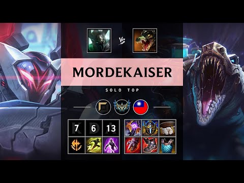 Mordekaiser Top vs Renekton - TW Challenger Patch 25.17
