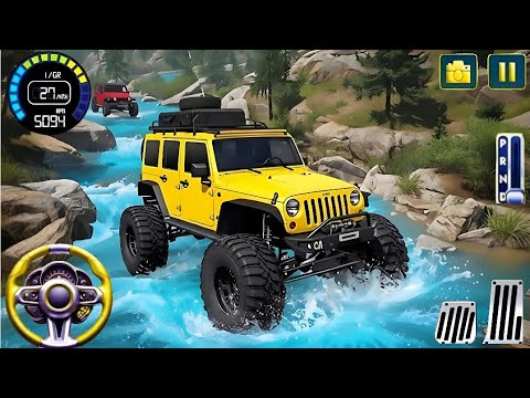 4x4 Offroad Jeep Driving Simulator 3D - Drive SUV 4x4 jeep Offroad Game - Android GamePlay