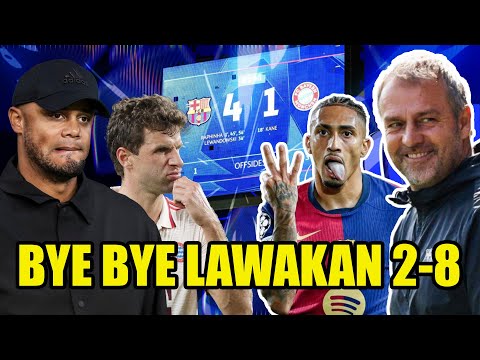 BARCELONA AKHIRI LAWAKAN 2-8 BAYERN MUNCHEN, REAL MADRID EPIC COMEBACK, DAN MAN UNITED? WKWKWK