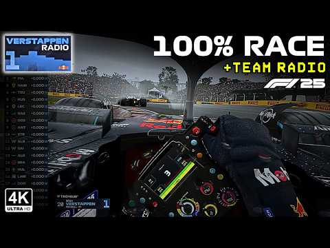 Max Verstappen Ultra Immersive F1 25 Gameplay - Full Race Canadian GP 2025 with Realistic Team Radio