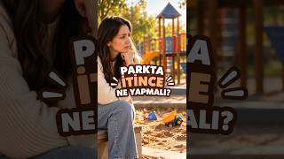 Parkta diğer çocukları ittiğinde yerin dibine mi geçiyorsunuz?