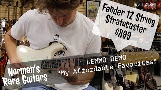 Video thumbnail for LEMMO DEMO: Fender 12 String Stratocaster $899 | "My Affordable Favorites" by Normans Rare Guitars
