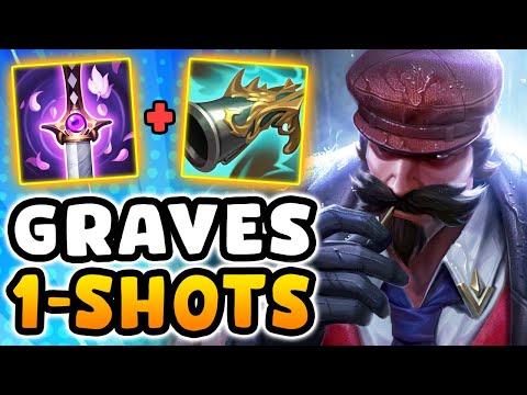 THIS IS WHY GRAVES JUNGLE IS 100% FREE WINS (1-shot monster)