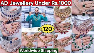Latest Designer AD Jewellery Collection Under Rs.1000 Only |  Premium Quality Wedding Jewellery