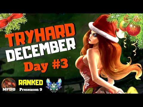 FULL TRYHARD for ONE MONTH [Day #3] - League of Legends (Preseason 9)