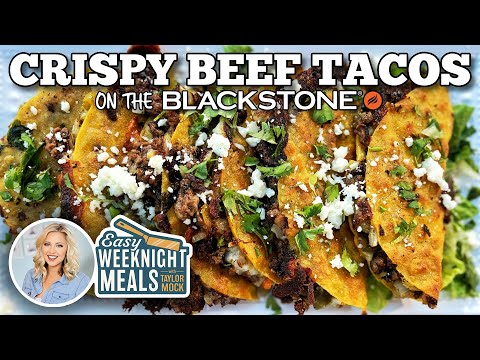 Easy Weeknight Meal: Crispy Beef Tacos | Blackstone Griddles