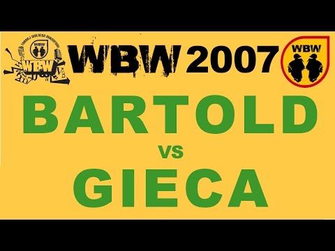 Bartold 🆚 Gieca 🎤 WBW 2007 el. 3 (freestyle rap battle)