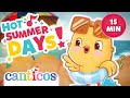 Hot Summer Days Call For Canticos Song Breaks Learning Spanish Songs Canticos Kids Cartoon