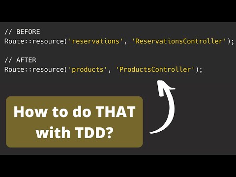 Laravel TDD Example: Refactoring and Renaming Eloquent Model