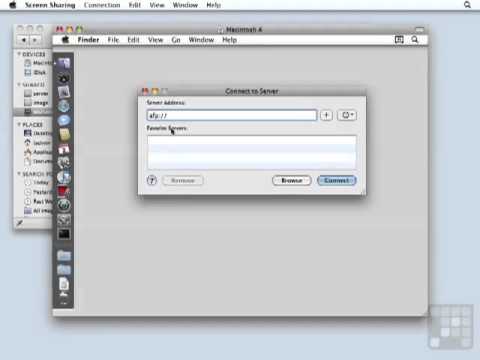 Mac 10.6 OS X Tutorial - File Sharing -AFP FTP and SMBS