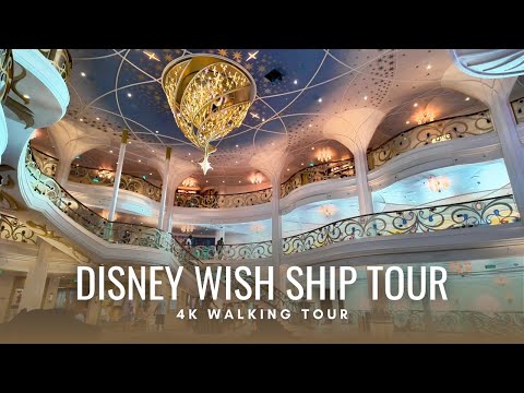Disney Wish Full Cruise Ship Tour | 4K Walkthrough