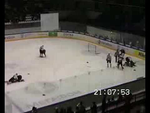 Brawl in game Dinamo Riga vs. Sibir Novosibirsk 08.09.08.