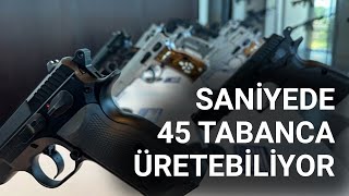 @NTV  "Sarsılmaz" kapılarını habercilere açtı: Saniyede 45 tabanca üre