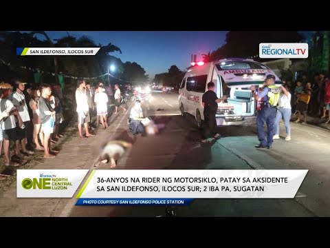 One North Central Luzon: 36-anyos na rider ng motorsiklo, patay sa aksidente sa Ilocos Sur