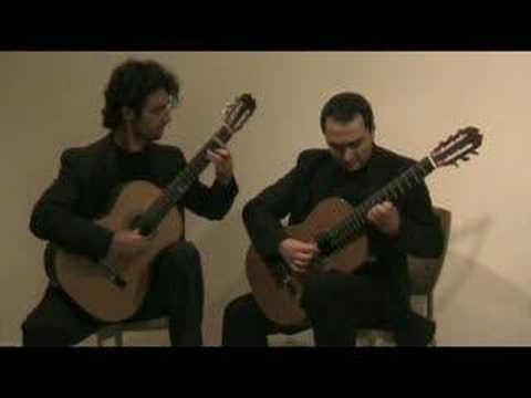 Astor Piazzolla - Tango Suite part I - Retratos Guitar Duo