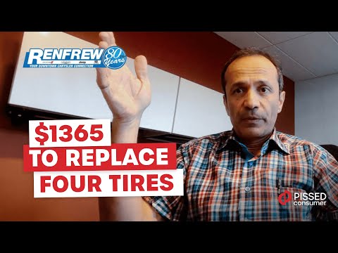 Renfrew Chrysler - 25 days to replace four tires for a brand new vehicle