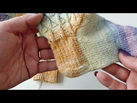 Eine verstärkte Käppchenferse stricken