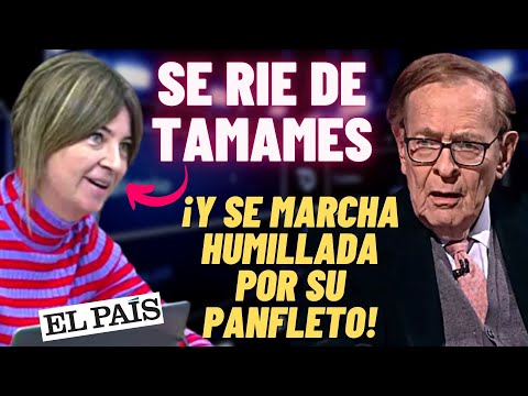 Una PERIODISTA de "LO PAÍS" se RIE de TAMAMES delante de VOX 💥¡¡Y SE LLEVA LA LECCIÓN DEL AÑO!!💥