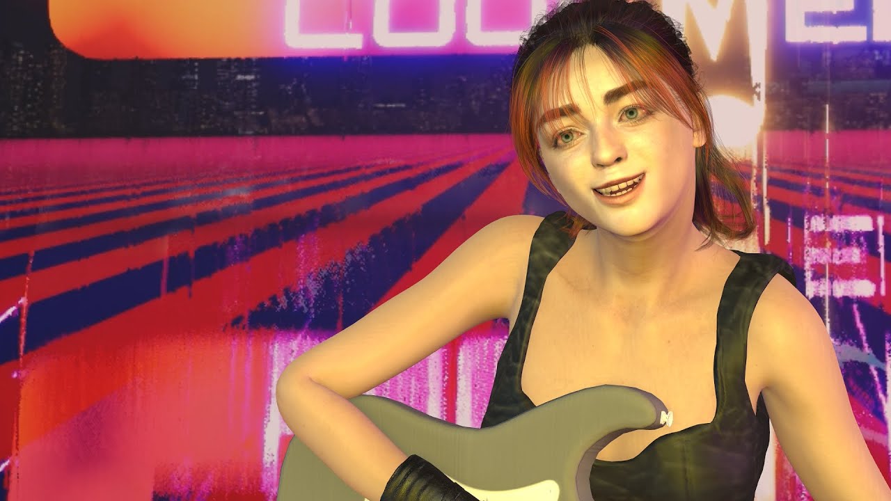 Kobiety 3D - Maisie Williams Model 3D Rigged gotowy do animacji Model 3D